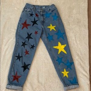 Painted star jeans!
